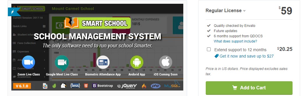 [Codecanyon] Smart School v6.1.0 NULLED - система _0.jpg